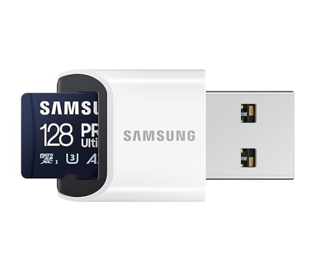 Samsung 128GB microSDXC PRO Ultimate 200MB/s z czytnikiem (2023) - 1182075 - zdjęcie 4